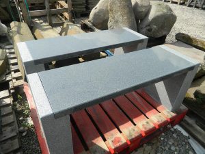 garden stone bench seat