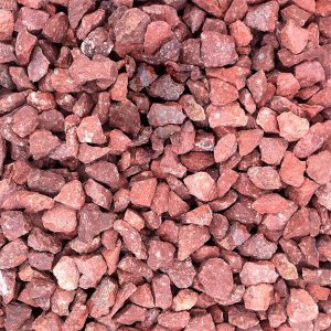 pink granite chippings