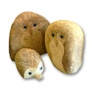 stone owls